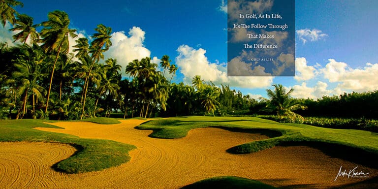 Bahia Beach Puerto Rico Golf Wall Art | Legacy Collection
