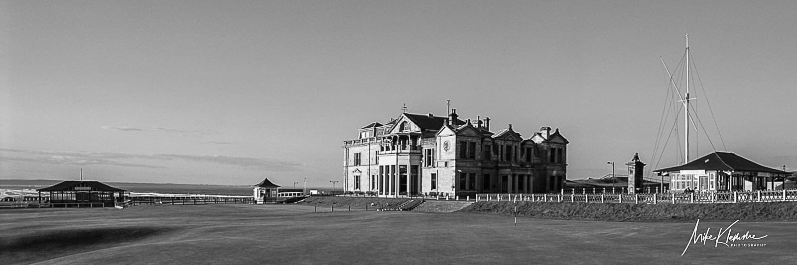 St Andrews Old Course Black and White Golf Art | Monochrome Collection